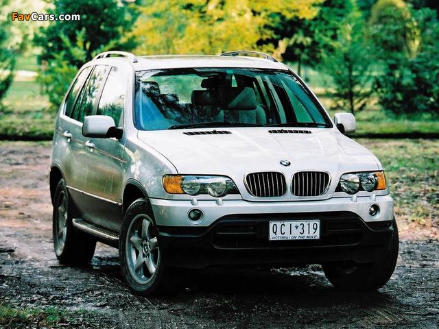 BMW X5 4.4i AU-spec (E53) 2000–03 photos (640 x 480)