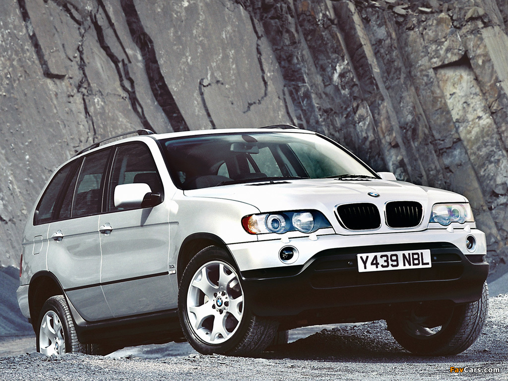 BMW X5 3.0i UK-spec (E53) 2000–03 photos (1024 x 768)