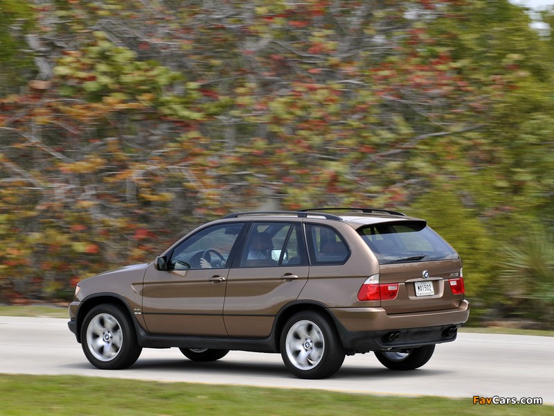 BMW X5 4.4i US-spec (E53) 2000–03 photos (800 x 600)