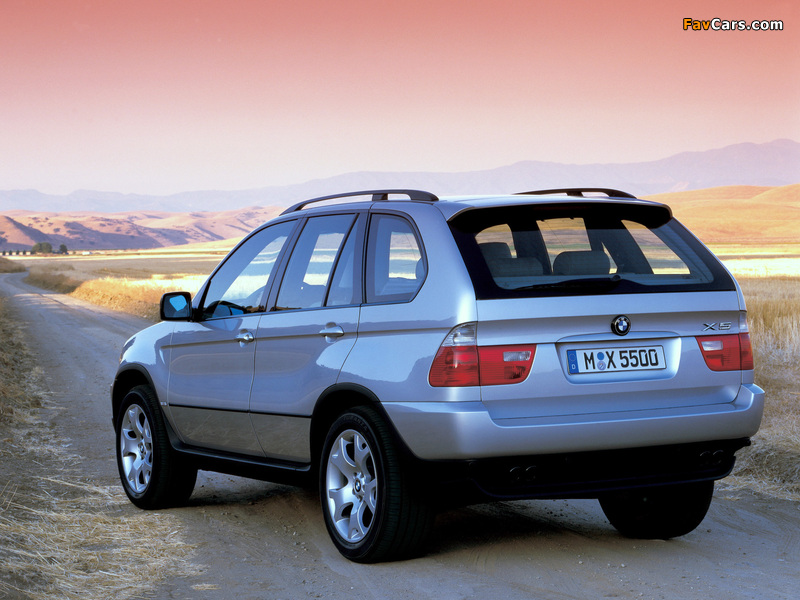 BMW X5 4.4i (E53) 2000–03 photos (800 x 600)