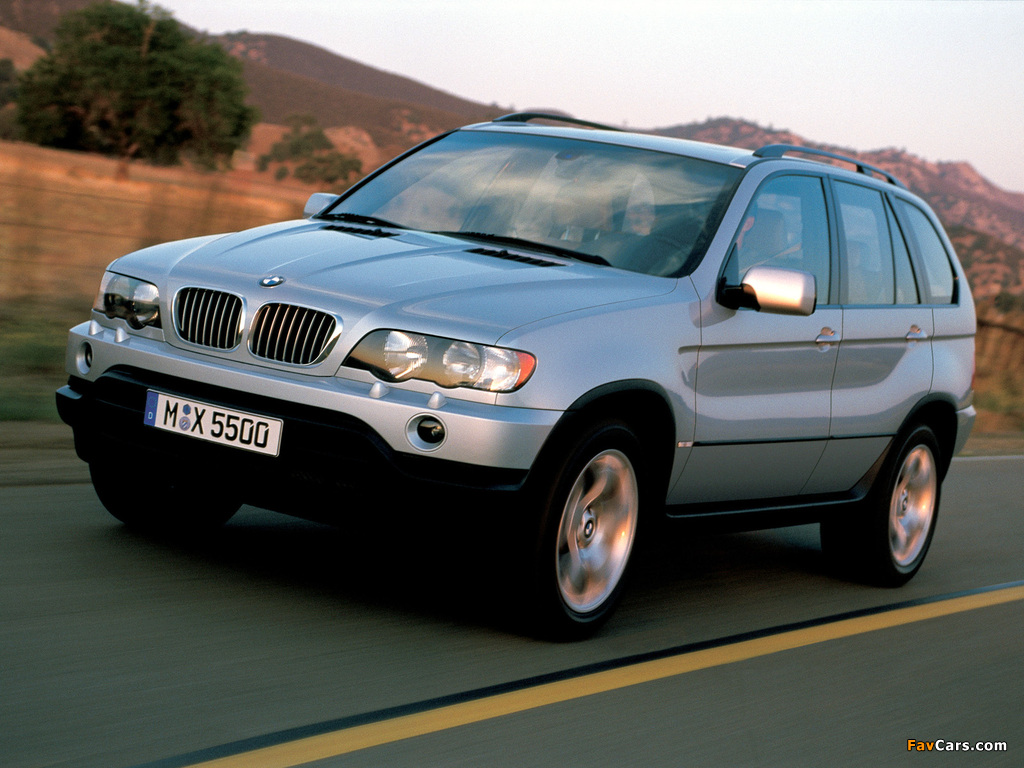 BMW X5 4.4i (E53) 2000–03 pictures (1024 x 768)