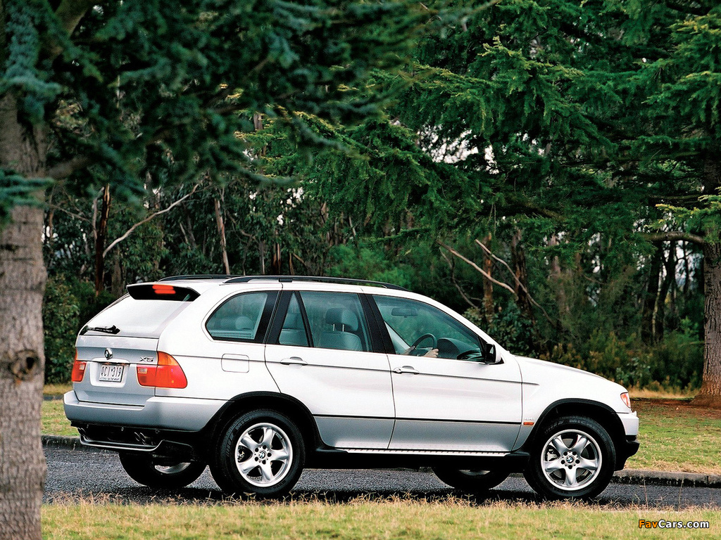 BMW X5 4.4i AU-spec (E53) 2000–03 pictures (1024 x 768)