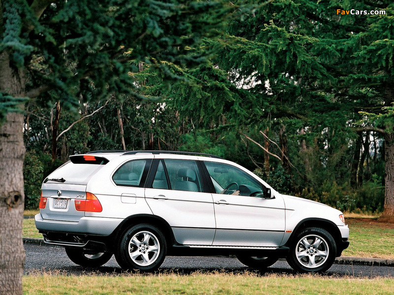 BMW X5 4.4i AU-spec (E53) 2000–03 pictures (800 x 600)