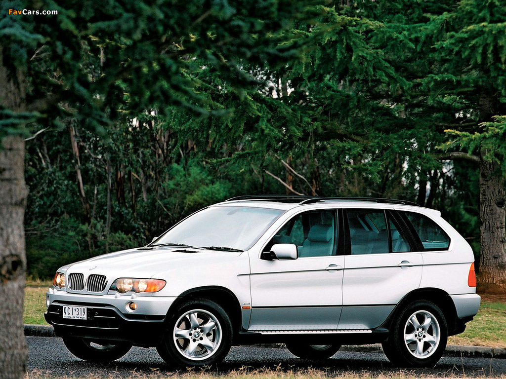 BMW X5 4.4i AU-spec (E53) 2000–03 pictures (1024 x 768)