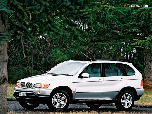 BMW X5 4.4i AU-spec (E53) 2000–03 pictures (640 x 480)