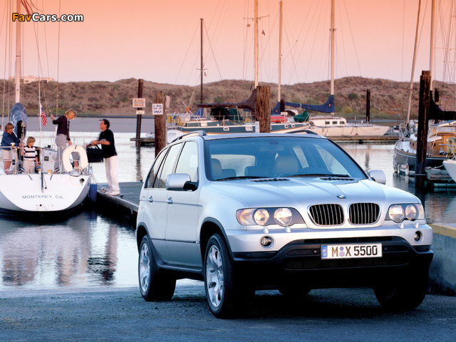 BMW X5 4.4i (E53) 2000–03 pictures (640 x 480)