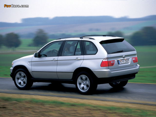 BMW X5 4.4i (E53) 2000–03 pictures (640 x 480)