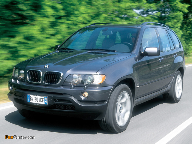 BMW X5 3.0d (E53) 2001–03 images (640 x 480)