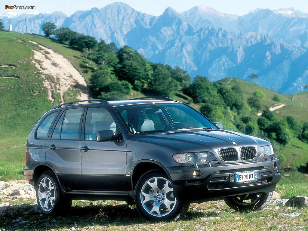 BMW X5 3.0d (E53) 2001–03 images (1024 x 768)