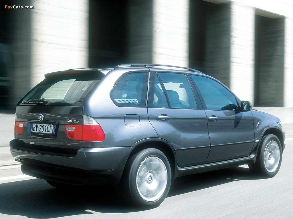 BMW X5 3.0d (E53) 2001–03 photos (1024 x 768)