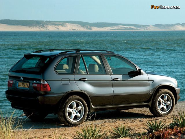 BMW X5 3.0d (E53) 2001–03 photos (640 x 480)