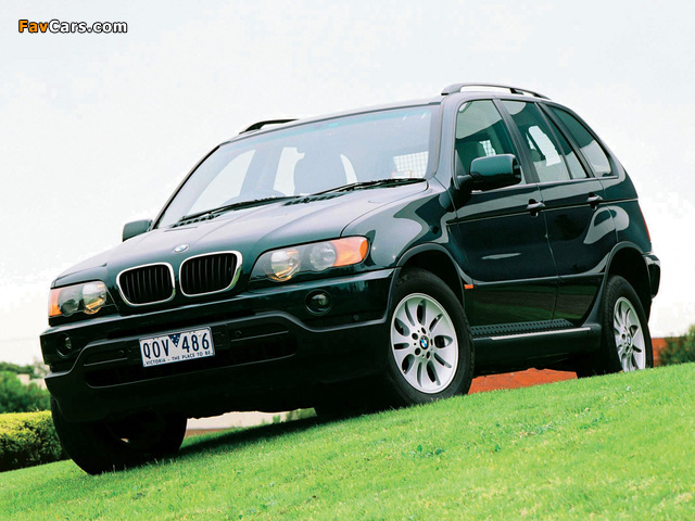 BMW X5 3.0d AU-spec (E53) 2001–03 pictures (640 x 480)