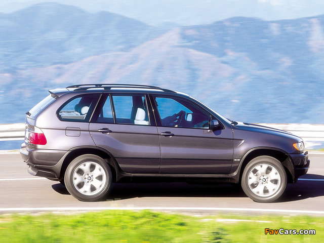BMW X5 3.0d (E53) 2001–03 pictures (640 x 480)