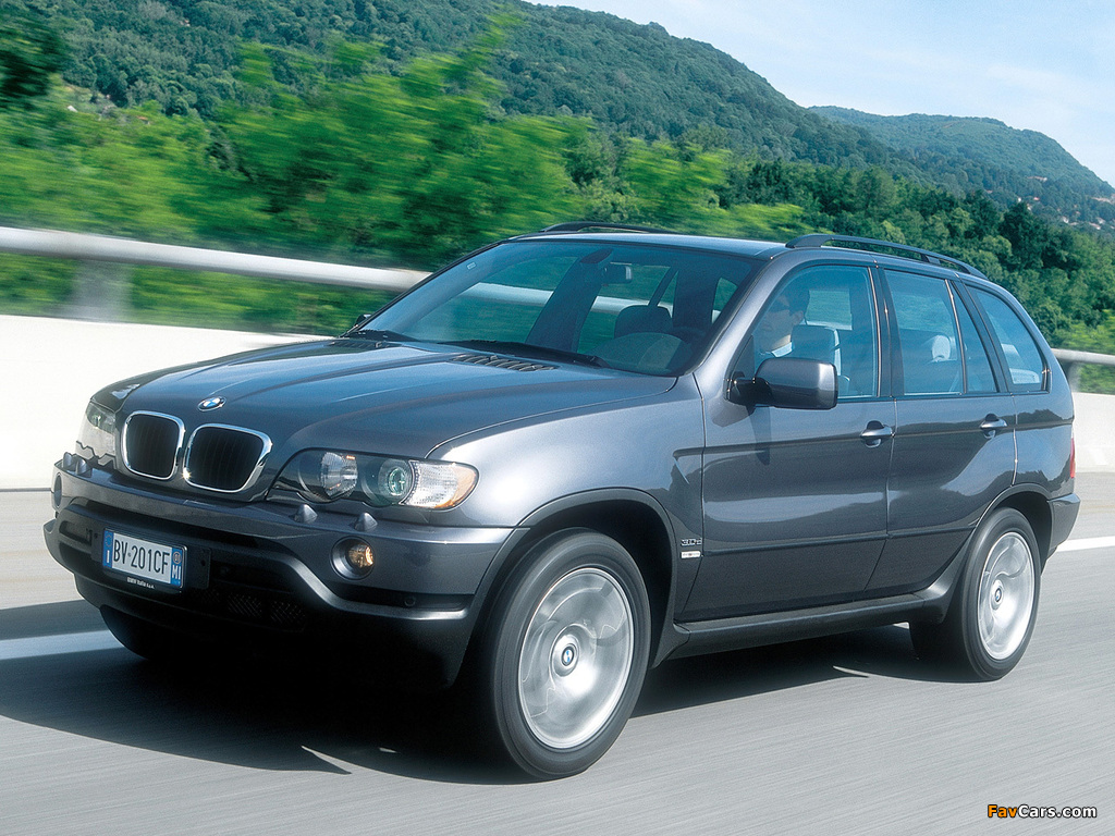 BMW X5 3.0d (E53) 2001–03 wallpapers (1024 x 768)