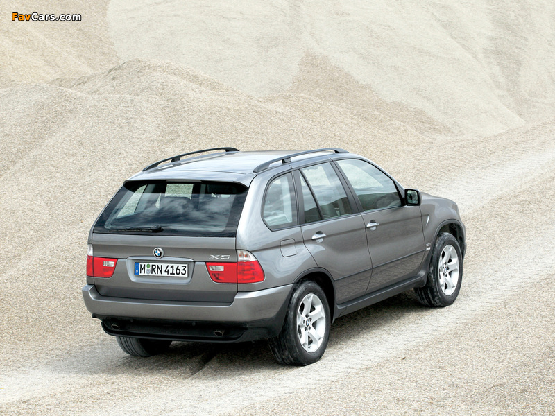 BMW X5 3.0i (E53) 2003–07 images (800 x 600)