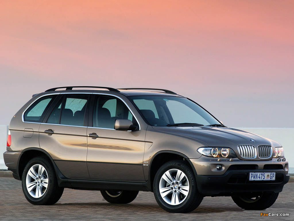 BMW X5 4.4i ZA-spec (E53) 2003–07 images (1024 x 768)