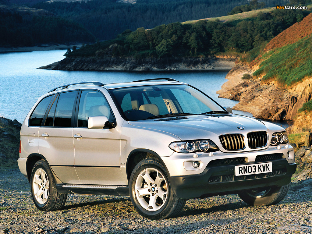 BMW X5 3.0d UK-spec (E53) 2003–07 images (1024 x 768)