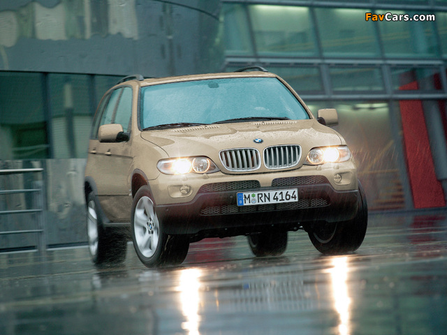 BMW X5 4.4i (E53) 2003–07 photos (640 x 480)