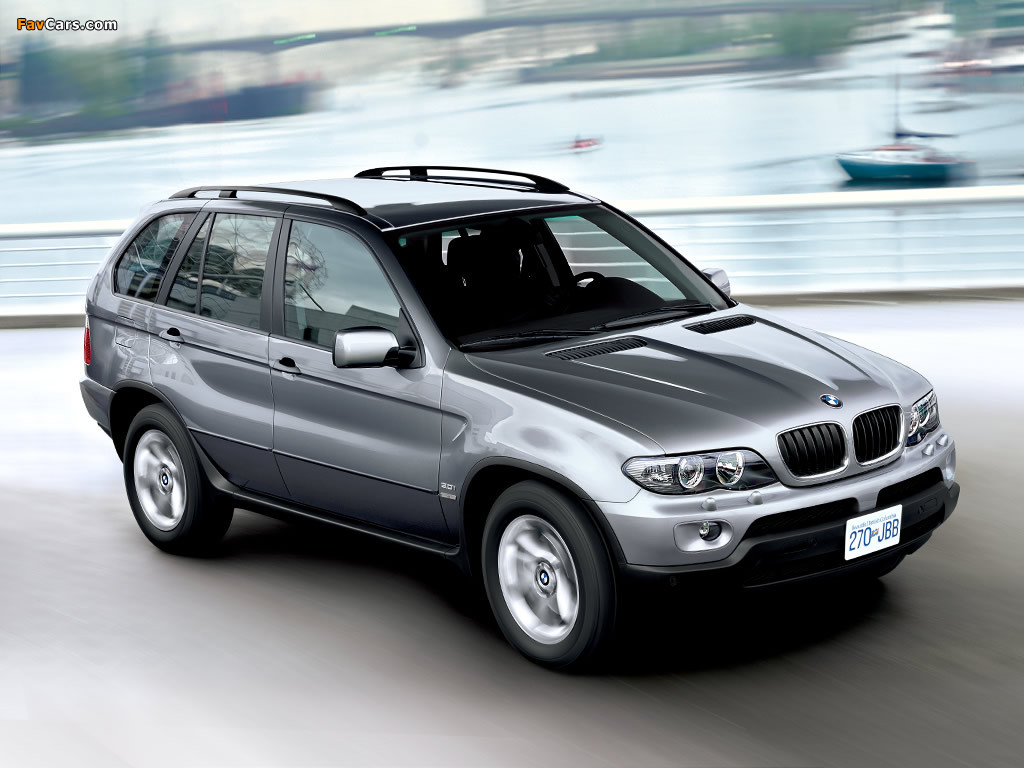 BMW X5 3.0i (E53) 2003–07 pictures (1024 x 768)