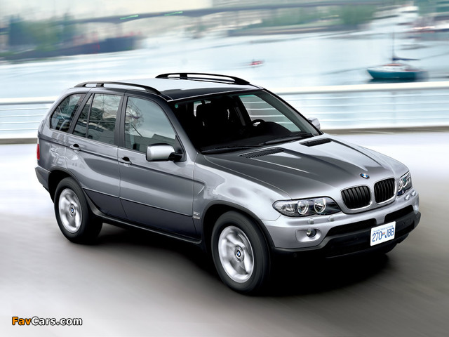BMW X5 3.0i (E53) 2003–07 pictures (640 x 480)
