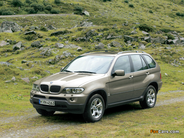 BMW X5 3.0i (E53) 2003–07 pictures (640 x 480)