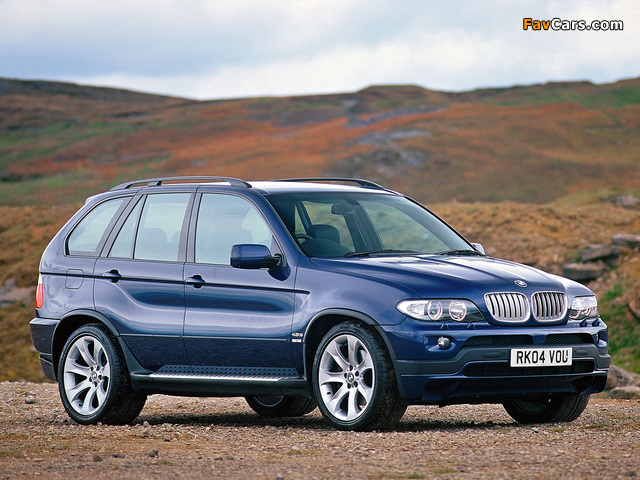BMW X5 4.8is UK-spec (E53) 2004–07 pictures (640 x 480)
