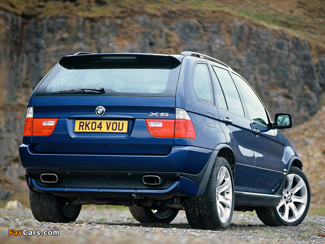 BMW X5 4.8is UK-spec (E53) 2004–07 wallpapers (640 x 480)