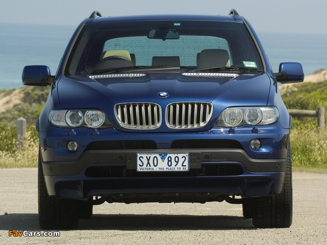 BMW X5 4.8is AU-spec (E53) 2004–07 wallpapers (640 x 480)