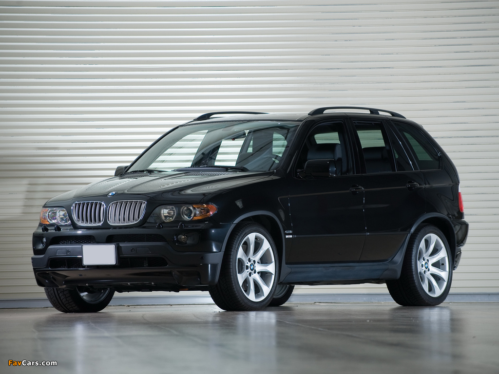 BMW X5 4.8is US-spec (E53) 2004–07 wallpapers (1024 x 768)