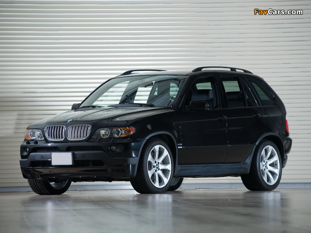 BMW X5 4.8is US-spec (E53) 2004–07 wallpapers (640 x 480)