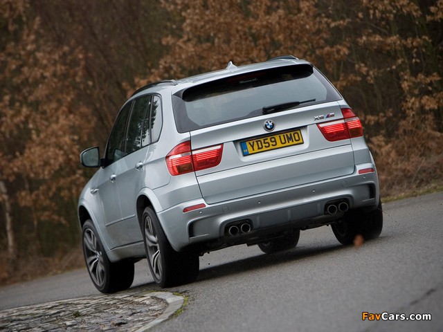 BMW X5 M UK-spec (E70) 2009–13 photos (640 x 480)