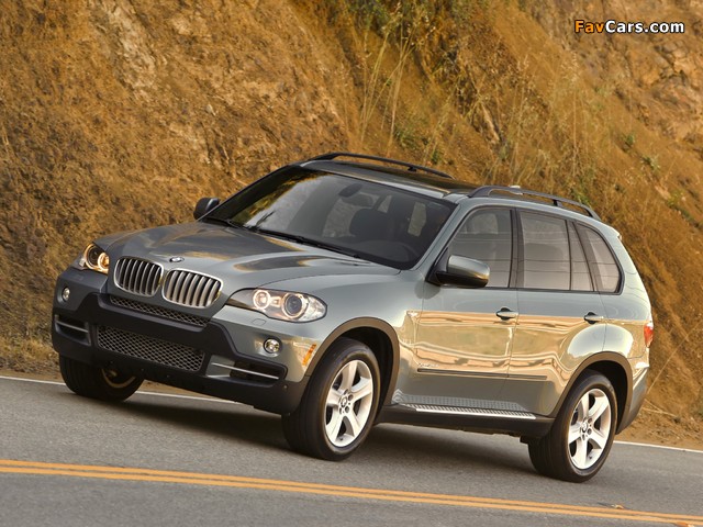 BMW X5 xDrive35d BluePerformance US-spec (E70) 2009–10 wallpapers (640 x 480)