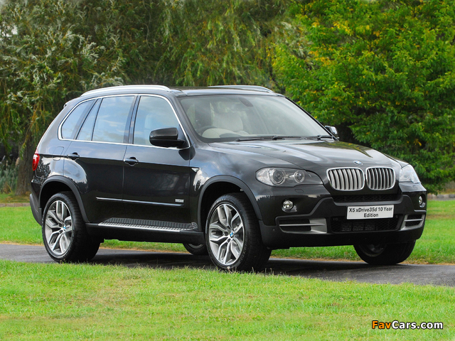 BMW X5 xDrive35d 10 Year Edition (E70) 2009 wallpapers (640 x 480)