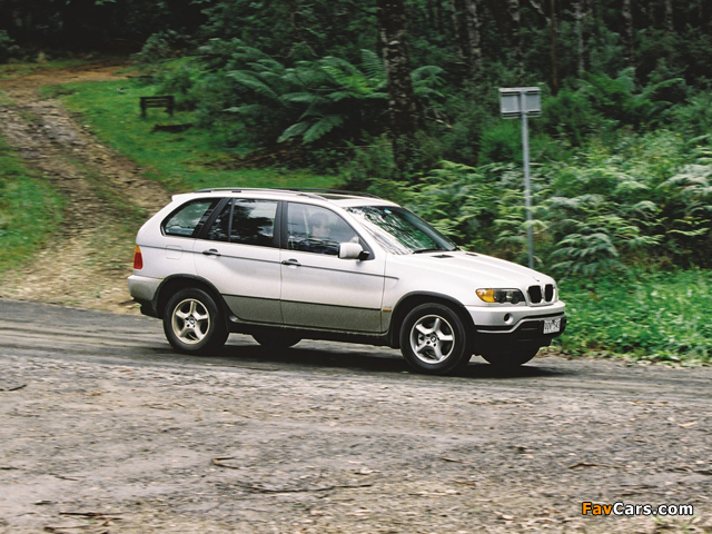 Images of BMW X5 3.0i AU-spec (E53) 2000–03 (640 x 480)