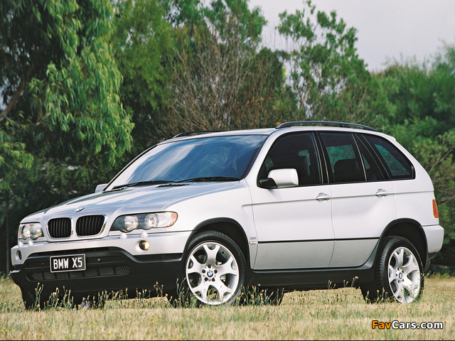 Images of BMW X5 3.0i AU-spec (E53) 2000–03 (640 x 480)