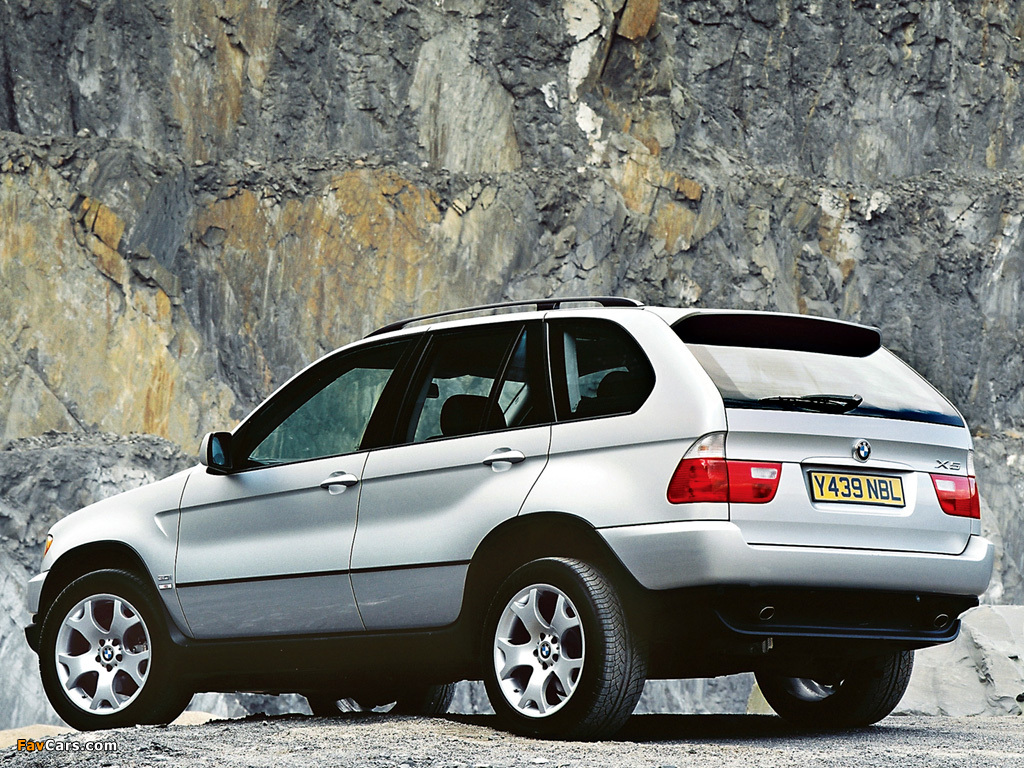 Images of BMW X5 3.0i UK-spec (E53) 2000–03 (1024 x 768)