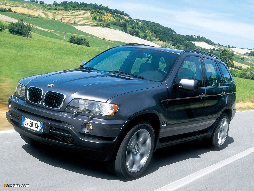 Images of BMW X5 3.0d (E53) 2001–03 (1024 x 768)