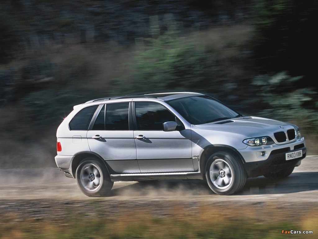 Images of BMW X5 3.0d UK-spec (E53) 2003–07 (1024 x 768)