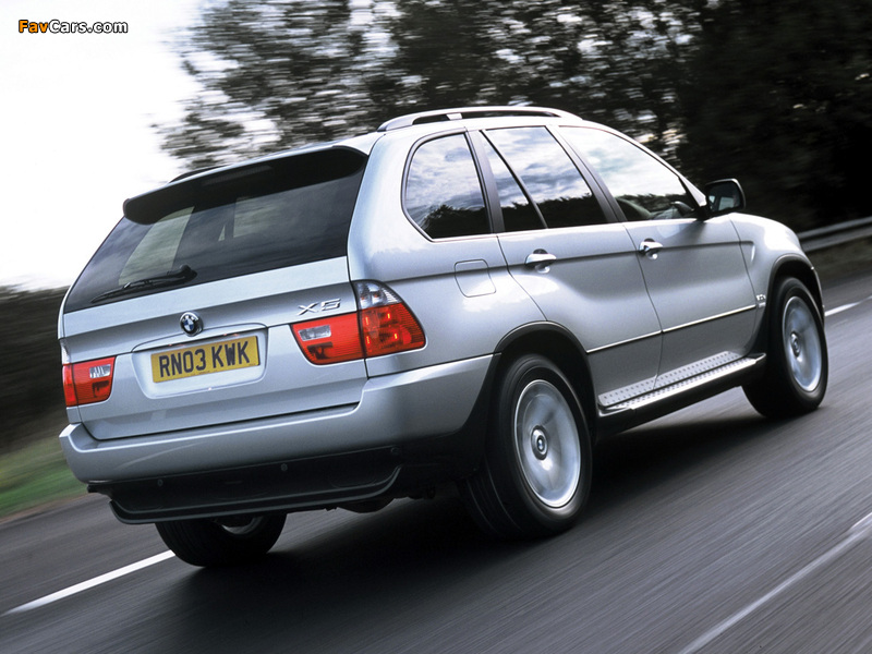 Images of BMW X5 3.0d UK-spec (E53) 2003–07 (800 x 600)