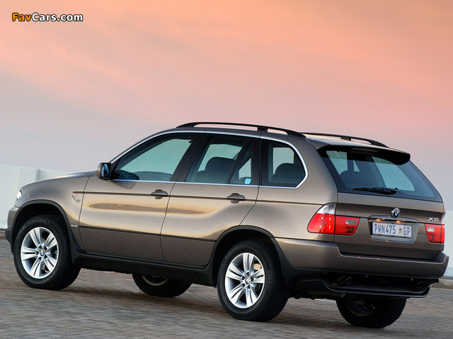 Images of BMW X5 4.4i ZA-spec (E53) 2003–07 (640 x 480)