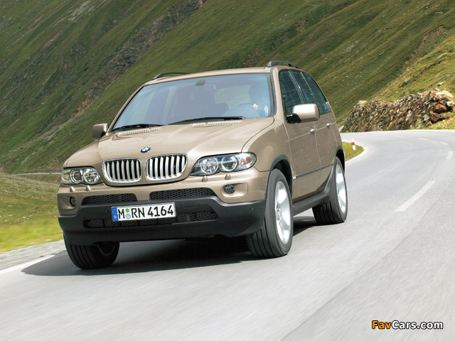 Photos of BMW X5 4.4i (E53) 2003–07 (640 x 480)