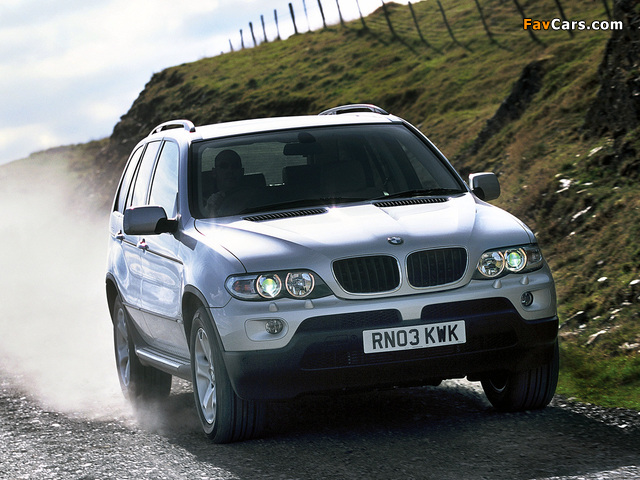 Photos of BMW X5 3.0d UK-spec (E53) 2003–07 (640 x 480)