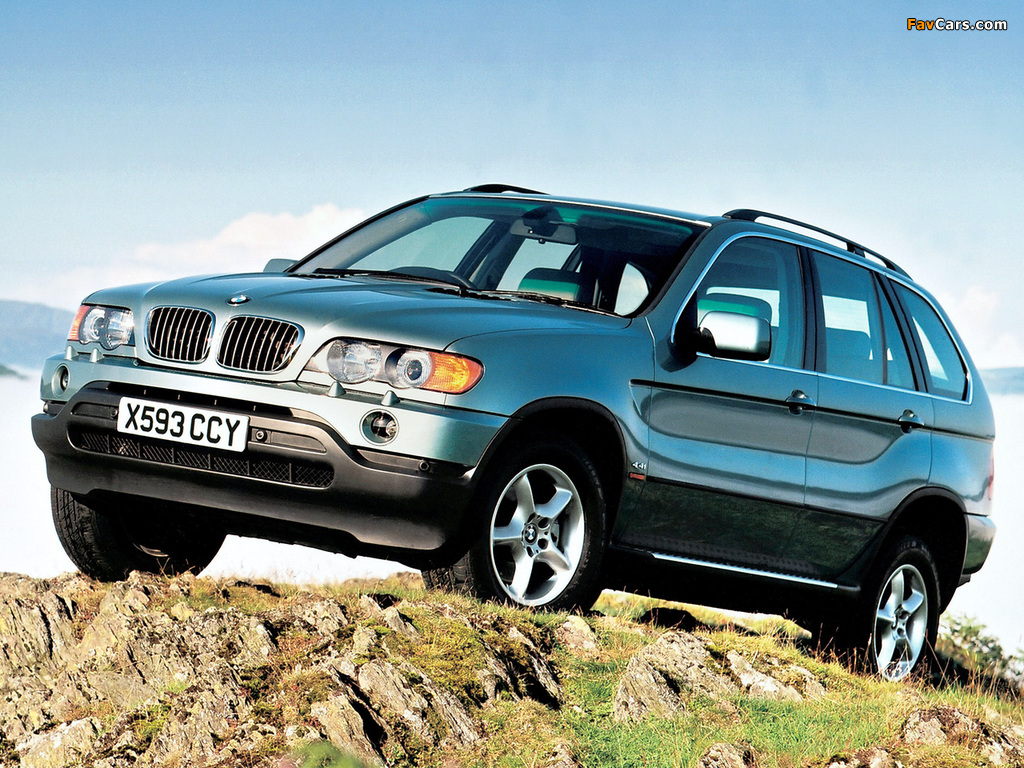 Pictures of BMW X5 4.4i UK-spec (E53) 2000–03 (1024 x 768)