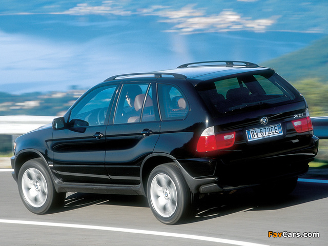 Pictures of BMW X5 3.0d (E53) 2001–03 (640 x 480)