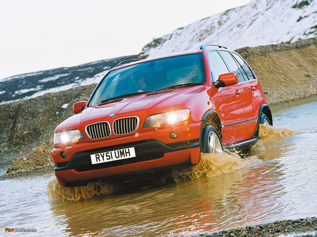 Pictures of BMW X5 4.6is UK-spec (E53) 2002–03 (1024 x 768)