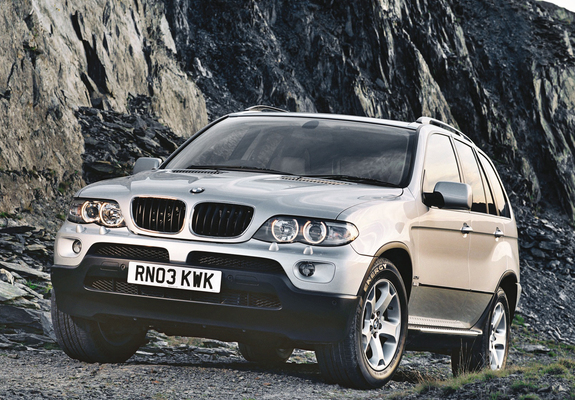 Pictures of BMW X5 3.0d UK-spec (E53) 2003–07