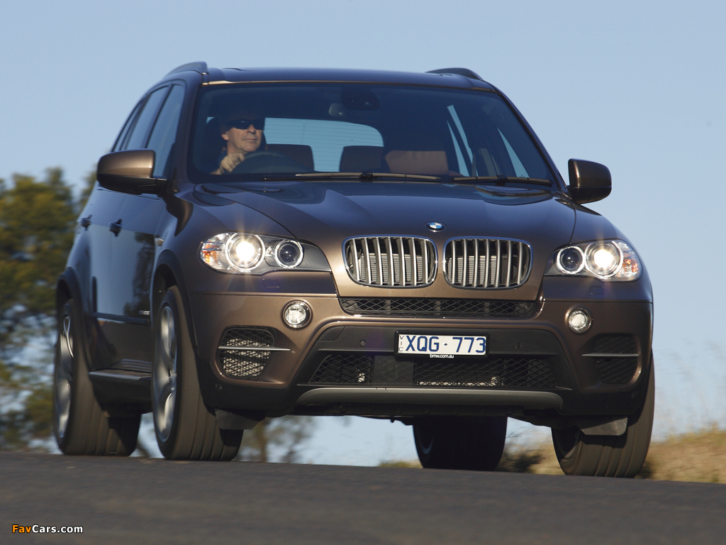 Pictures of BMW X5 xDrive50i AU-spec (E70) 2010 (1024 x 768)
