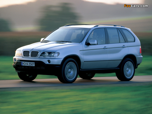 BMW X5 4.4i (E53) 2000–03 wallpapers (640 x 480)
