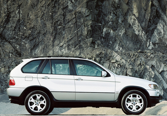 BMW X5 3.0i UK-spec (E53) 2000–03 wallpapers