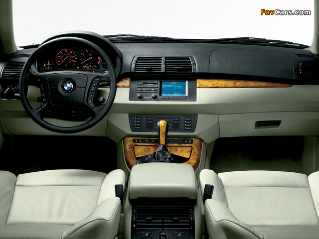 BMW X5 4.4i (E53) 2000–03 wallpapers (640 x 480)